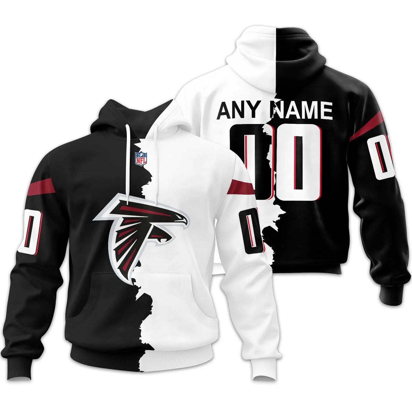 Atlanta Falcons | Home Mix Away Hoodie – HuddleStyle.com - Main