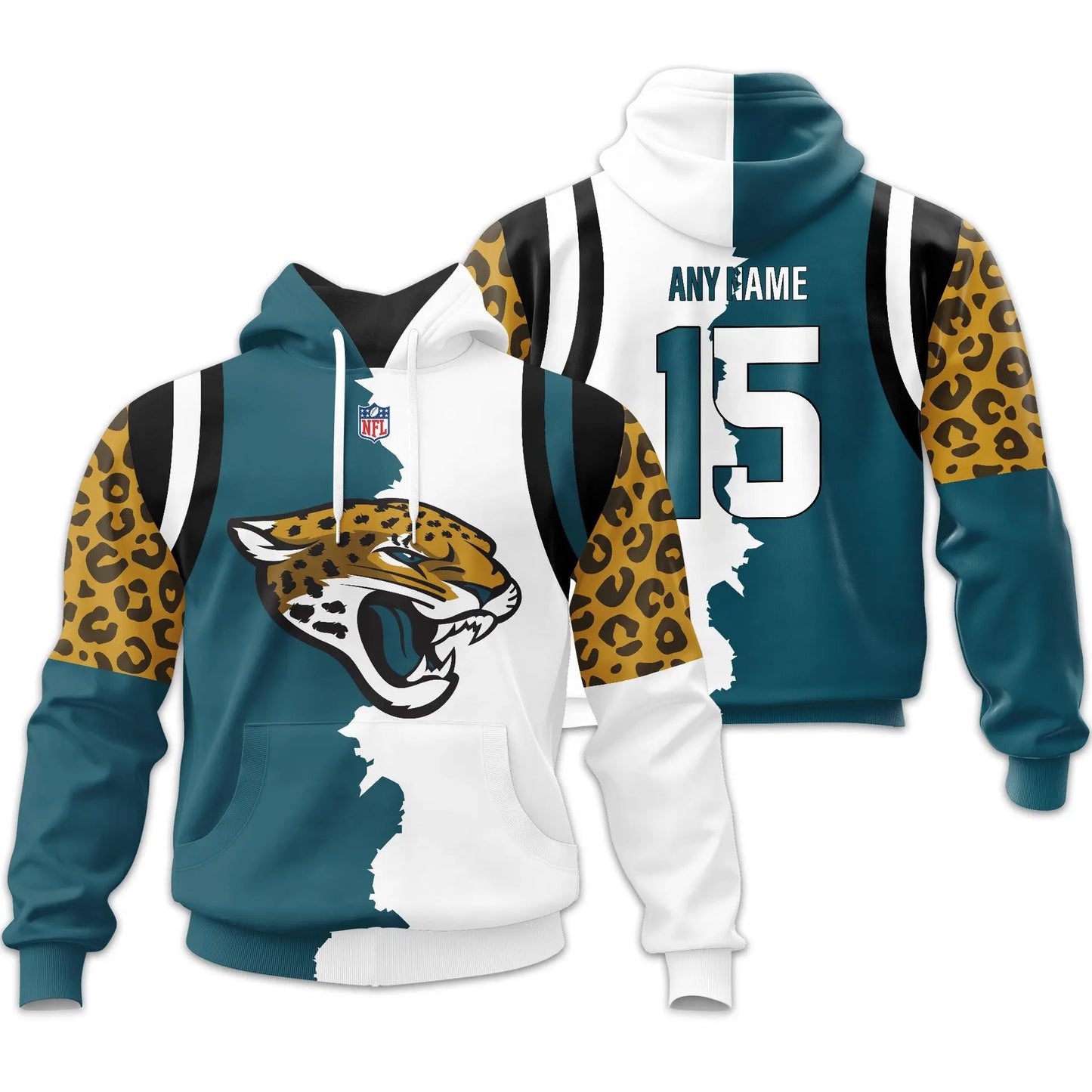 Jacksonville Jaguars | Home Mix Away Hoodie – HuddleStyle.com - Main