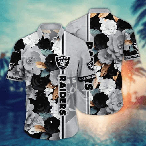 Las Vegas Raiders | Hawaii Shirt For Fans, Summer Football Shirts – HuddleStyle.com - Image 3