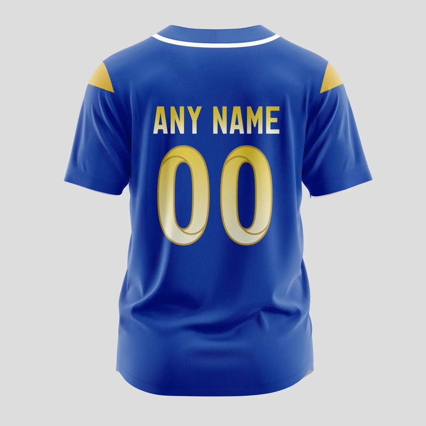 Los Angeles Rams | Classic Baseball Jersey – Customize Your Name & Number, Your Style! – HuddleStyle.com - Image 3