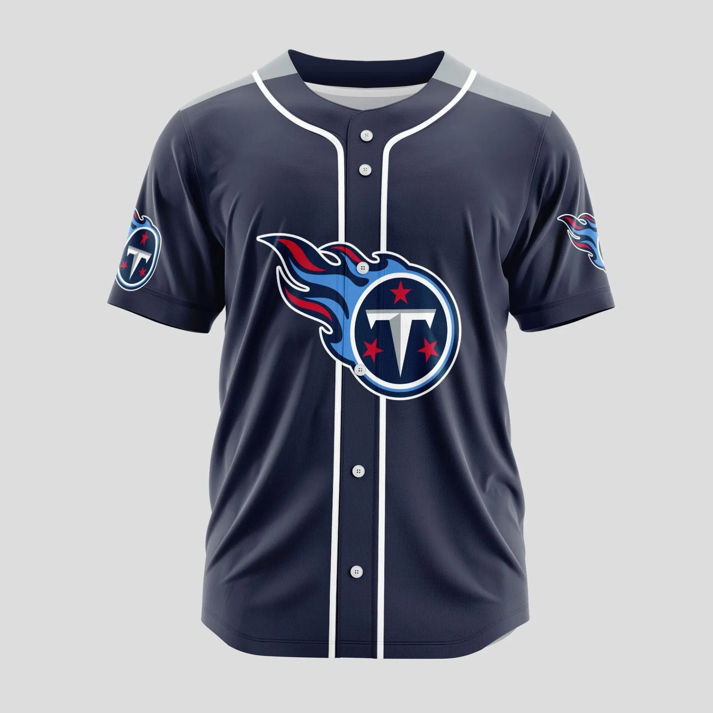 Tennessee Titans | Classic Baseball Jersey – Customize Your Name & Number, Your Style! – HuddleStyle.com - Image 3