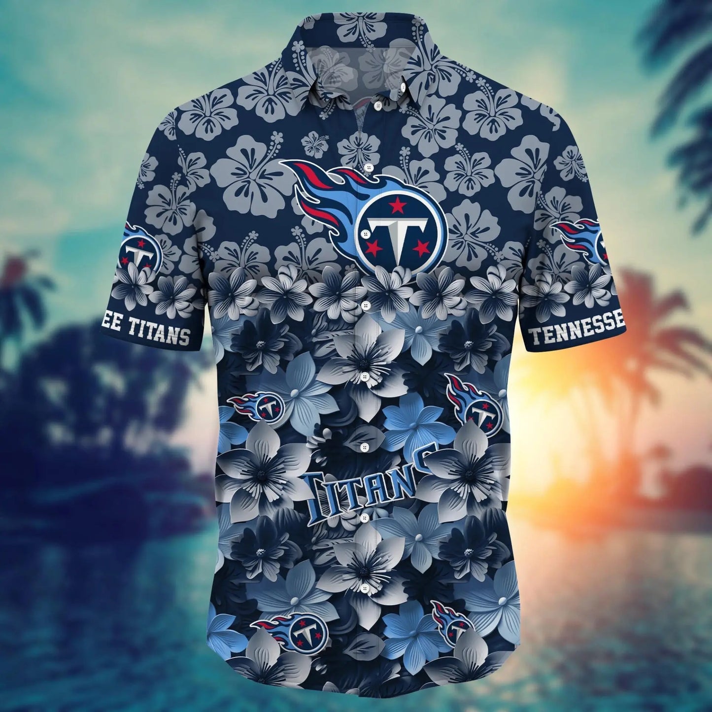 Tennessee Titans | Hawaii Shirt For Fans, Summer Football Shirt – HuddleStyle.com - Image 3