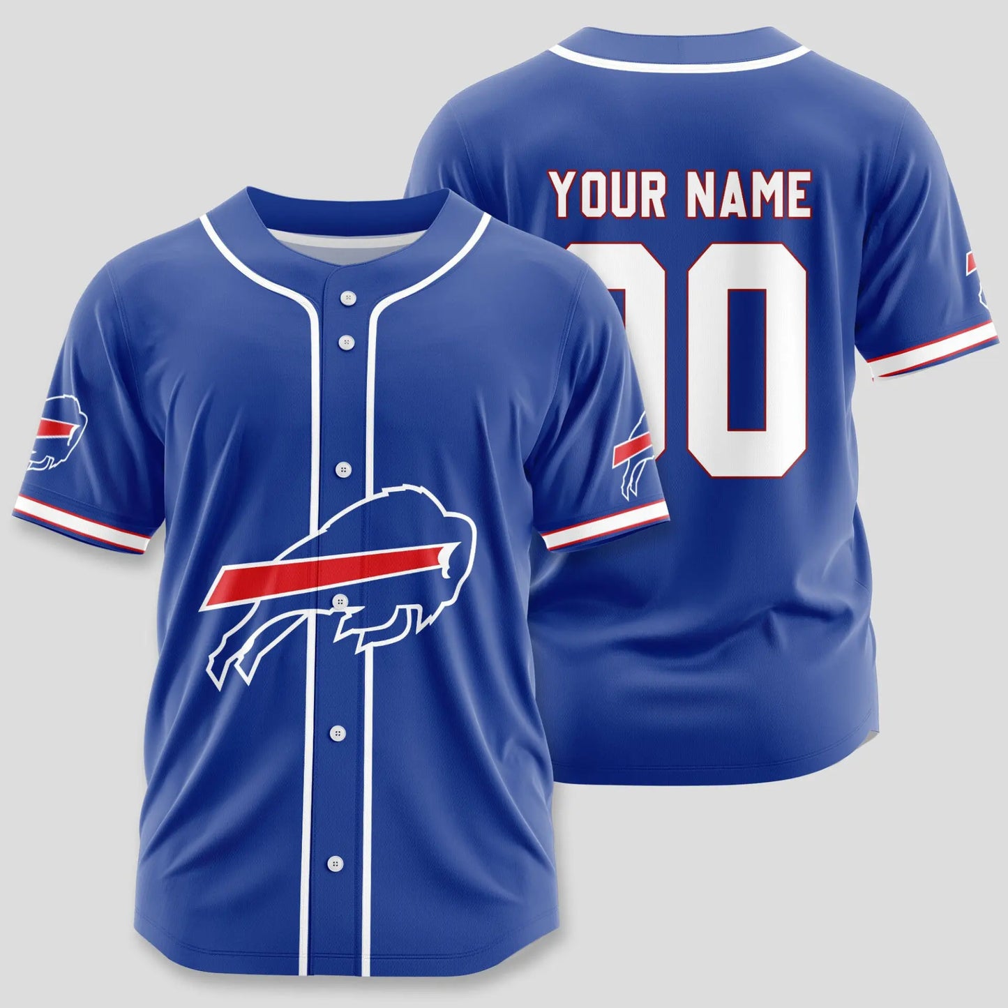 Buffalo Bills | Classic Baseball Jersey – Customize Your Name & Number, Your Style! – HuddleStyle.com - Image 3