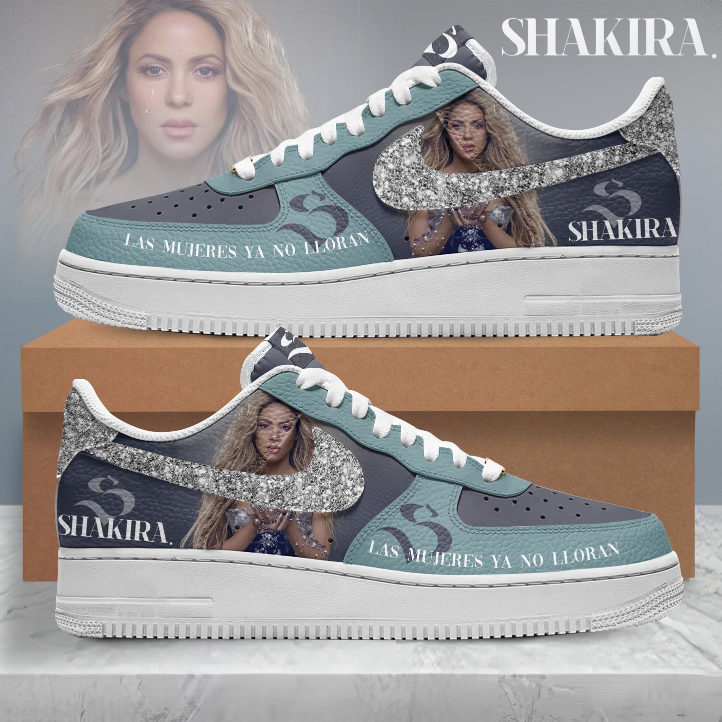 Shakira | Premium SKR AF1 Sneaker Boots NK