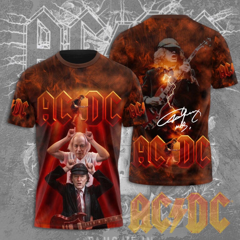 AC/DC x Angus Young | PREMIUM 3D SHIRT