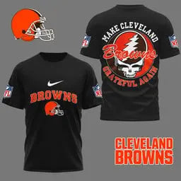 Cleveland Browns | Premium Grateful Game Day 3D Shirt NY – HuddleStyle.com - Main