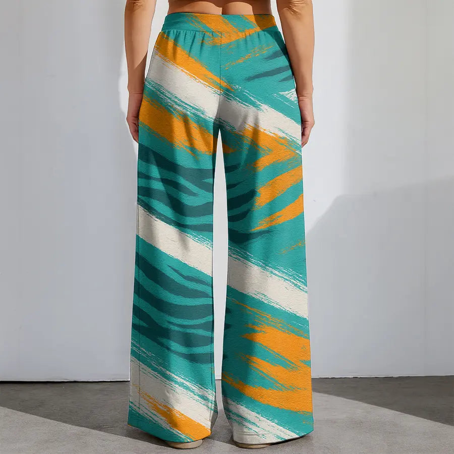 Miami Dolphins | Premium NFL Football High-Stretch Casual Pants – HuddleStyle.com - Image 3