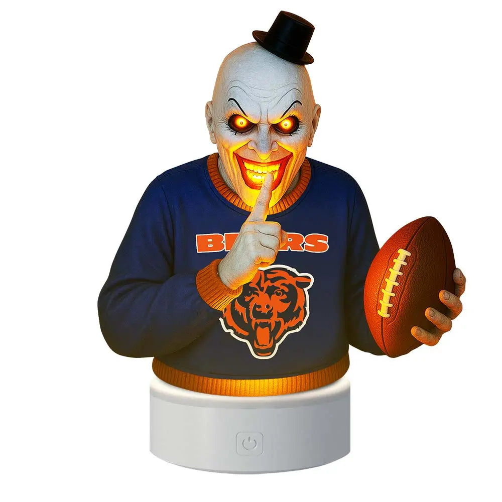 Chicago Bears | Premium NFL Terrifier Decoration Led Light MM – HuddleStyle.com - Image 3