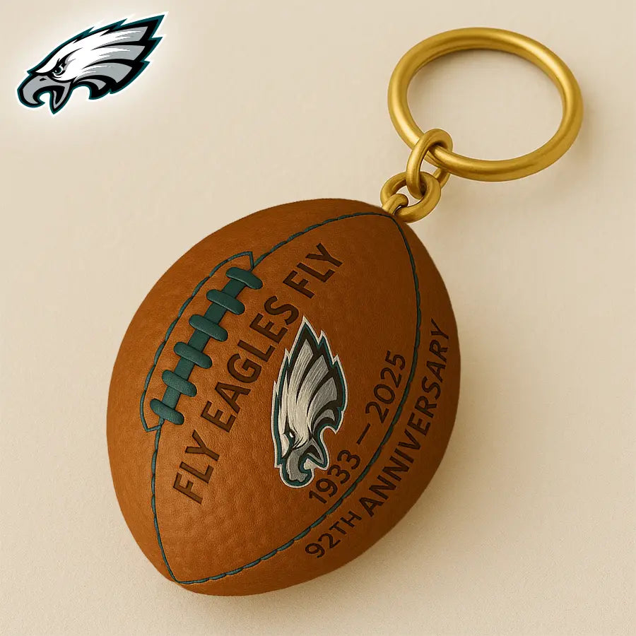 Philadelphia Eagles | Premium NFL Anniversary Keychain – HuddleStyle.com - Image 3