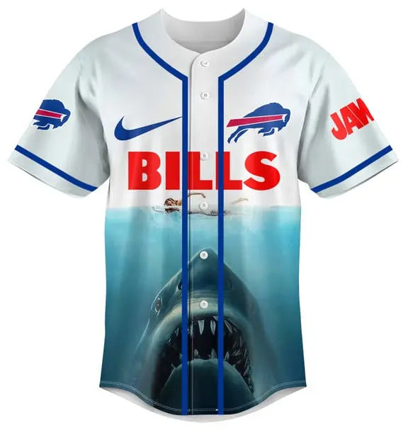 Buffalo Bills | Premium NFL x Jaws Jersey HI – HuddleStyle.com - Image 2