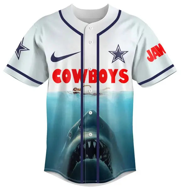Dallas Cowboys | Premium NFL x Jaws Jersey HI – HuddleStyle.com - Main