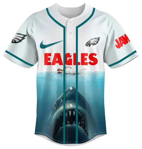 Philadelphia Eagles | Premium NFL x Jaws Jersey HI – HuddleStyle.com - Image 2