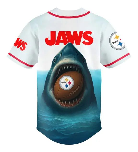 Pittsburgh Steelers | Premium NFL x Jaws Jersey HI – HuddleStyle.com - Image 2