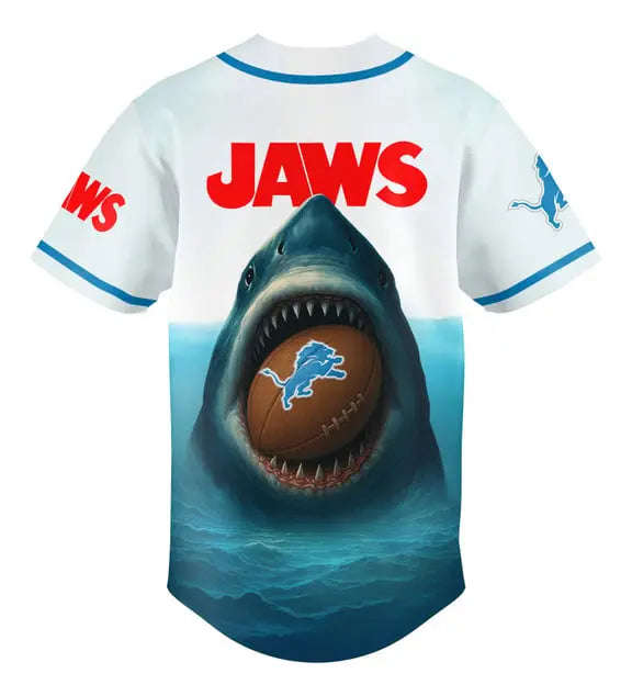 Detroit Lions | Premium NFL x Jaws Jersey HI – HuddleStyle.com - Image 2