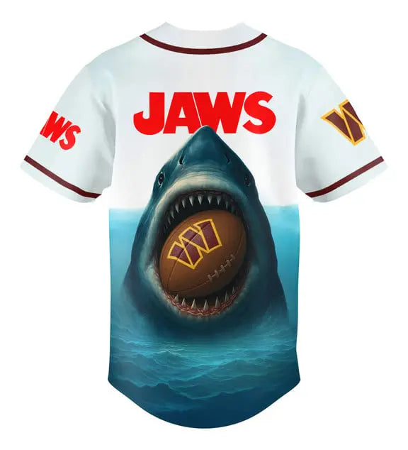 Washington Commanders | Premium NFL x Jaws Jersey HI – HuddleStyle.com - Image 2