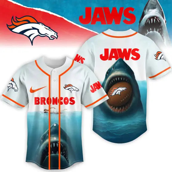 Denver Broncos | Premium NFL x Jaws Jersey HI – HuddleStyle.com - Main