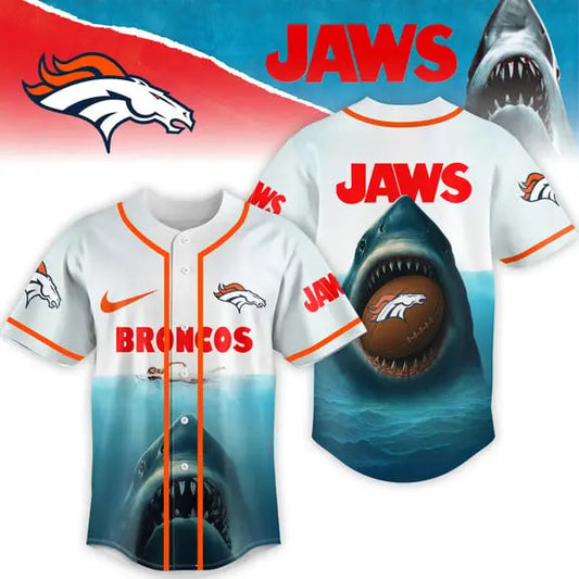 Denver Broncos | Premium NFL x Jaws Jersey HI – HuddleStyle.com - Main