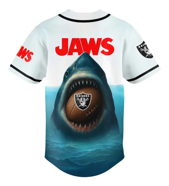 Las Vegas Raiders | Premium NFL x Jaws Jersey HI – HuddleStyle.com - Image 3