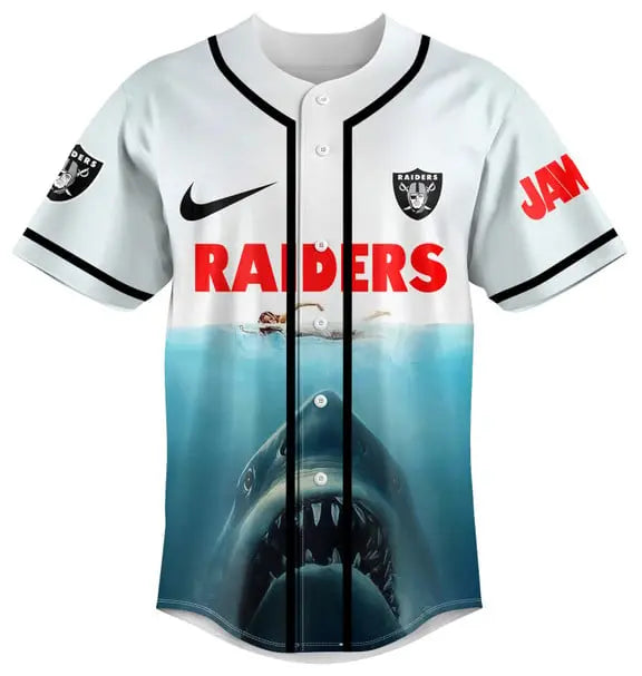 Las Vegas Raiders | Premium NFL x Jaws Jersey HI – HuddleStyle.com - Image 2