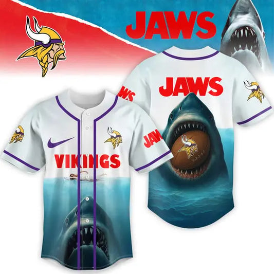 Minnesota Vikings | Premium NFL x Jaws Jersey HI – HuddleStyle.com - Main
