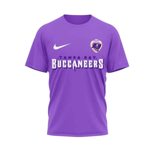 Tampa Bay Buccaneers | Premium National Purple Heart Day 3D Shirt HI – HuddleStyle.com - Main