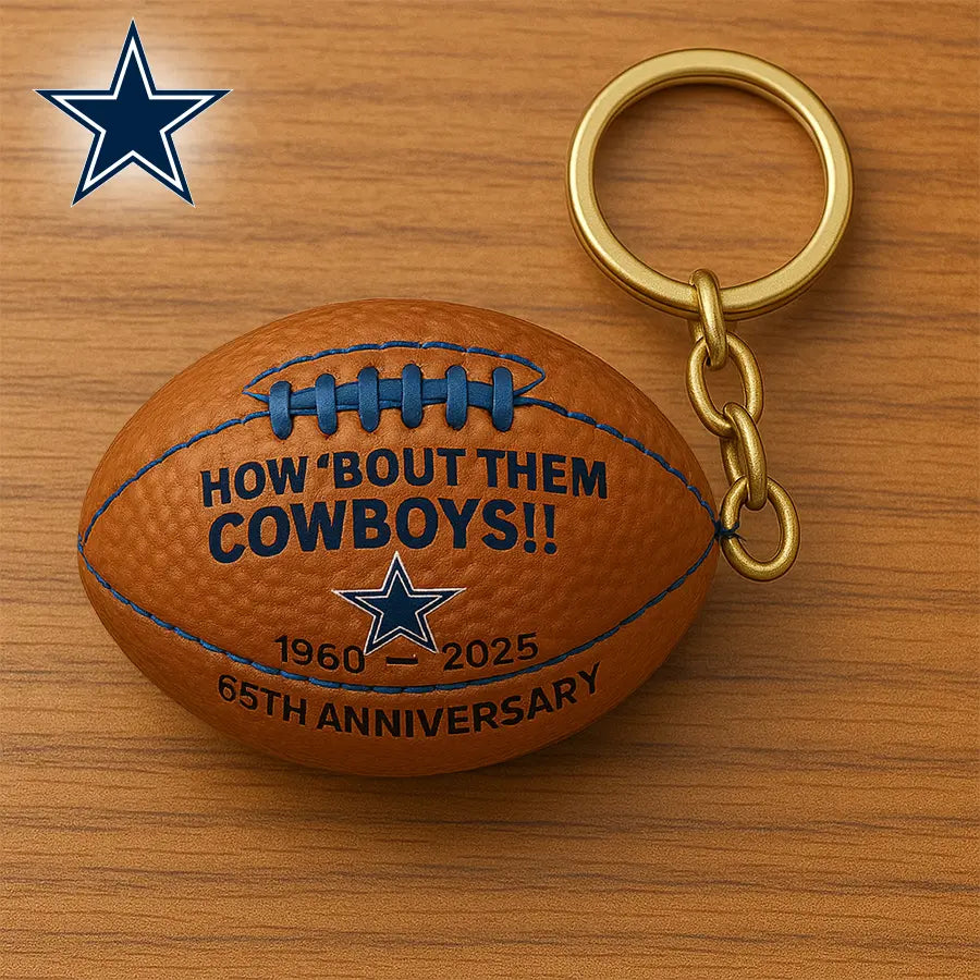 Dallas Cowboys | Premium NFL Anniversary Keychain – HuddleStyle.com - Main