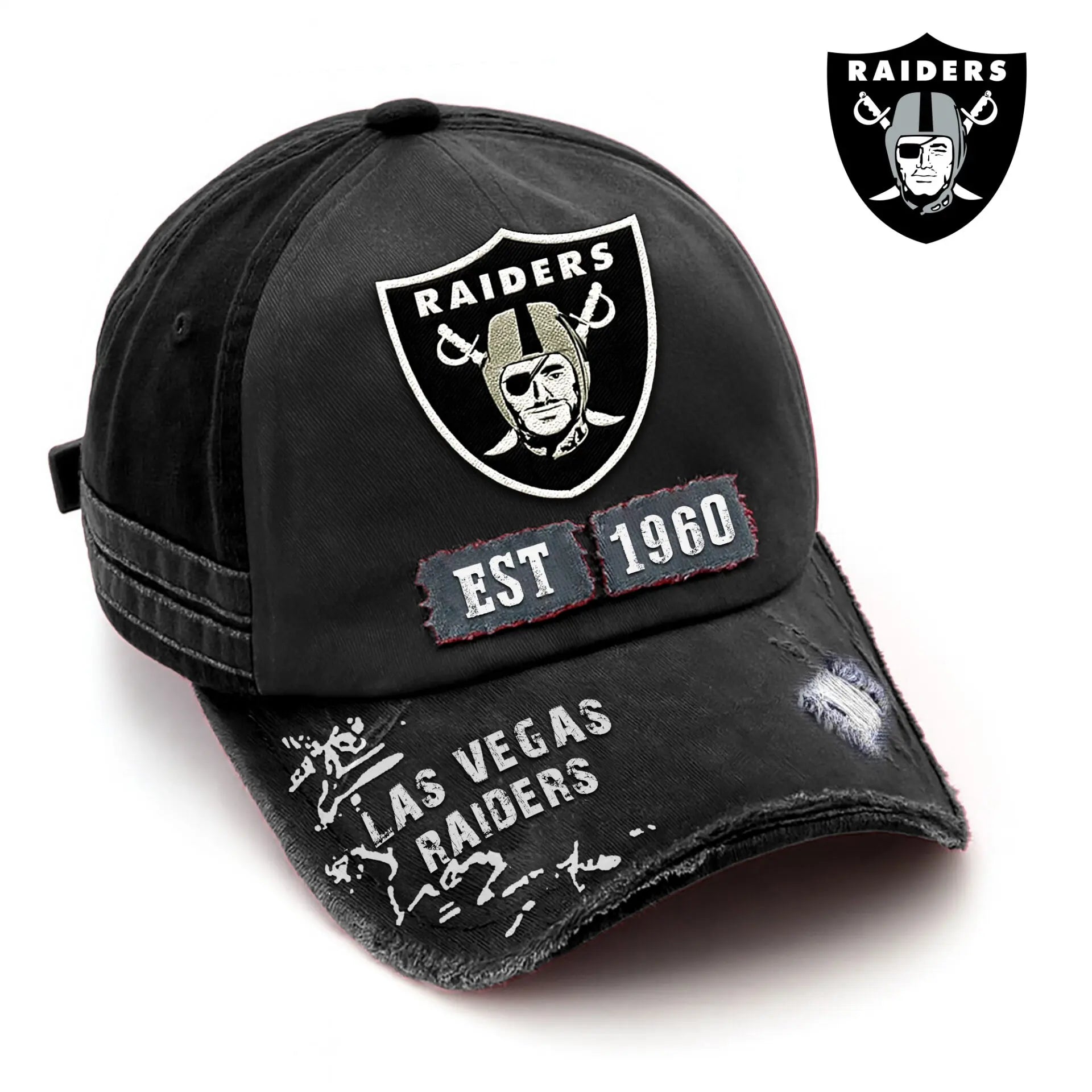 Las Vegas Raiders | Premium NFL Legacy Classic Cap TD – HuddleStyle.com - Main