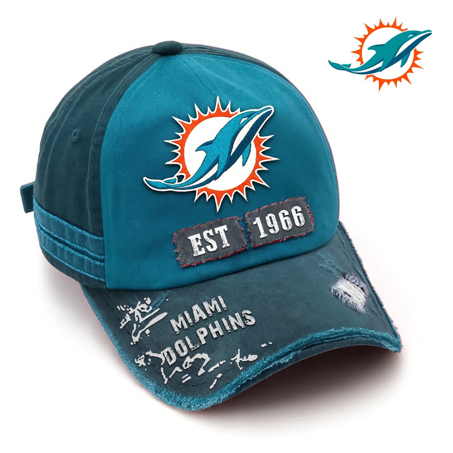 Miami Dolphins | Premium NFL Legacy Classic Cap TD – HuddleStyle.com - Main