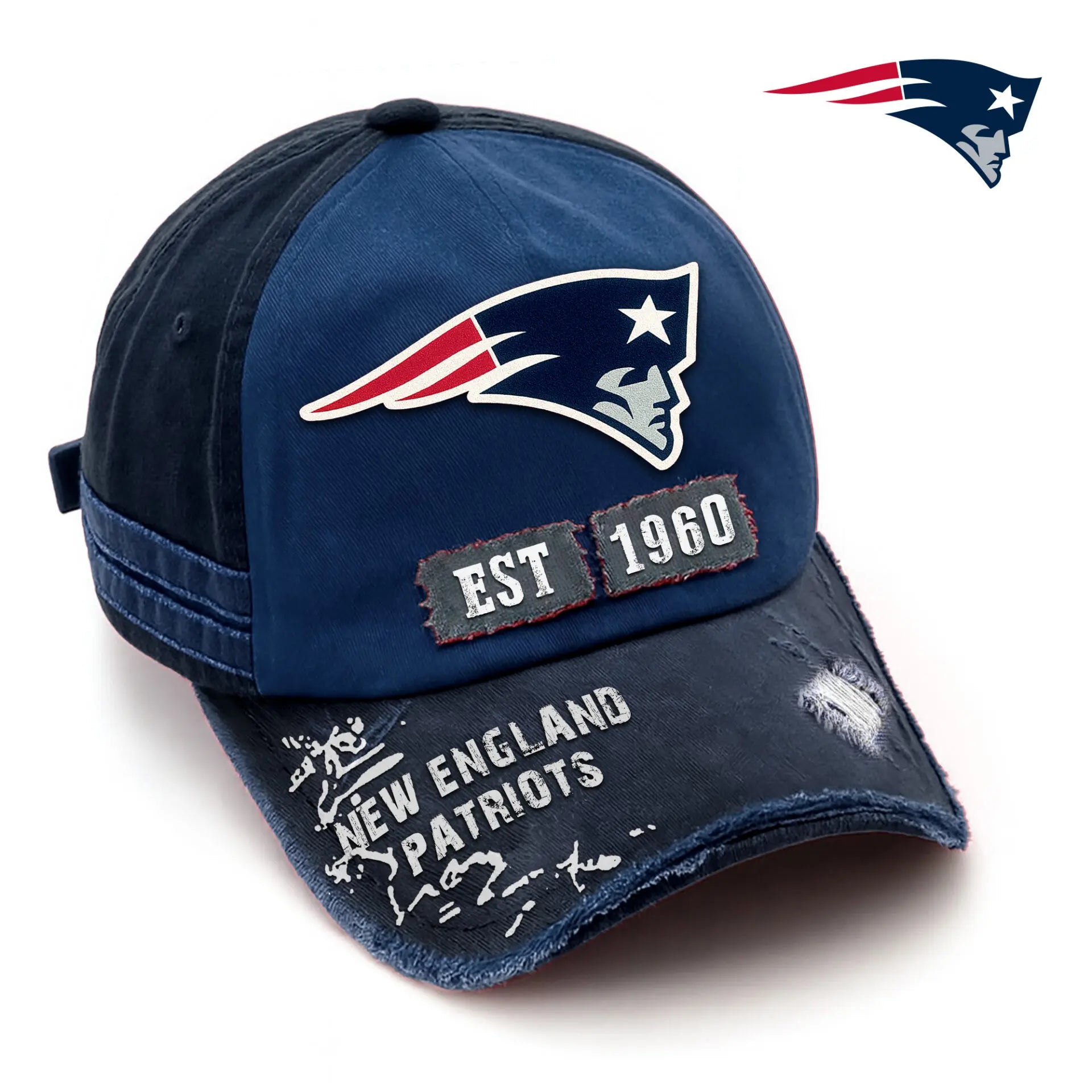New England Patriots | Premium NFL Legacy Classic Cap TD – HuddleStyle.com - Main