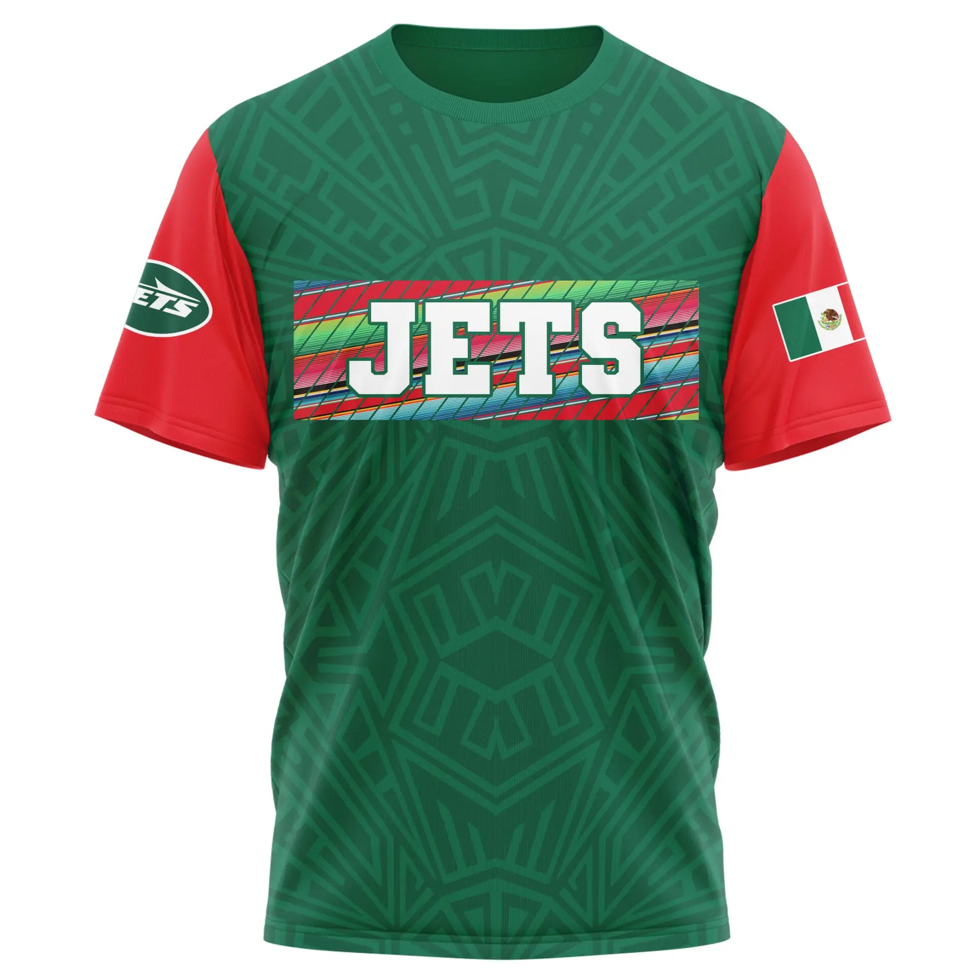 New England Patriots | Premium NFL Mexican Heritage Celebration 3D Shirt HI – HuddleStyle.com - Image 2
