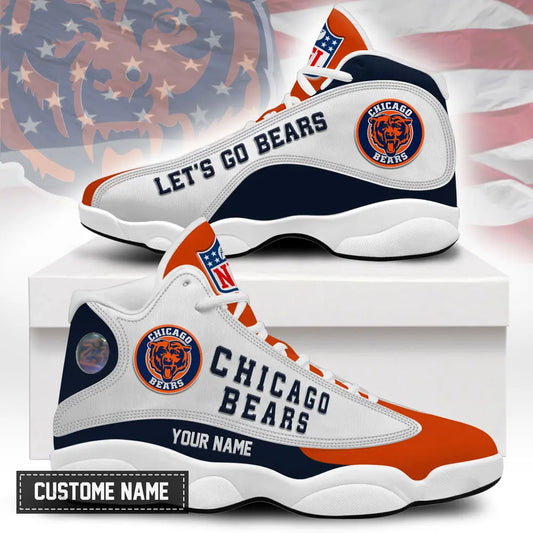 Chicago Bears | Premium NFL Game Day Air Jordan 13 TD – HuddleStyle.com - Main