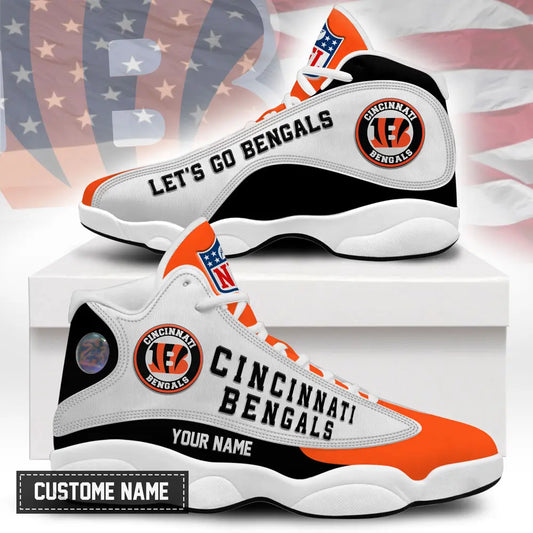 Cincinnati Bengals | Premium NFL Game Day Air Jordan 13 TD – HuddleStyle.com - Main
