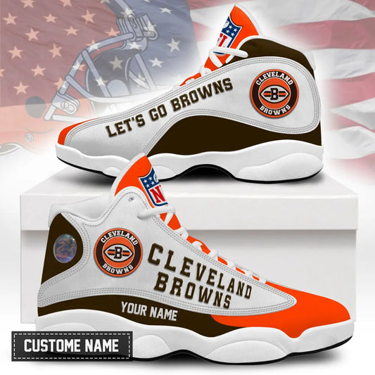 Cleveland Browns | Premium NFL Game Day Air Jordan 13 TD – HuddleStyle.com - Main