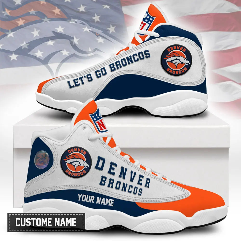 Denver Broncos | Premium NFL Game Day Air Jordan 13 TD – HuddleStyle.com - Main