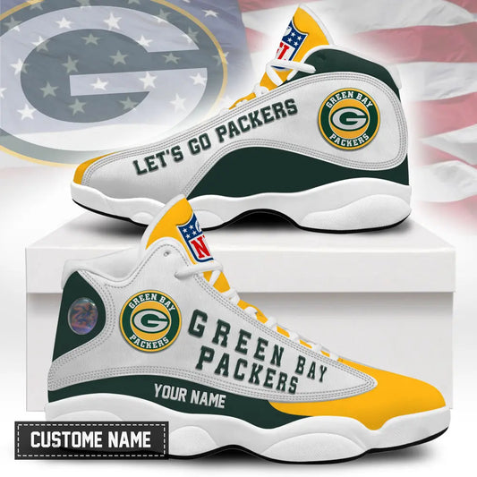 Green Bay Packers | Premium NFL Game Day Air Jordan 13 TD – HuddleStyle.com - Main
