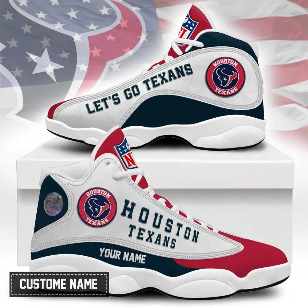 Houston Texans | Premium NFL Game Day Air Jordan 13 TD – HuddleStyle.com - Main