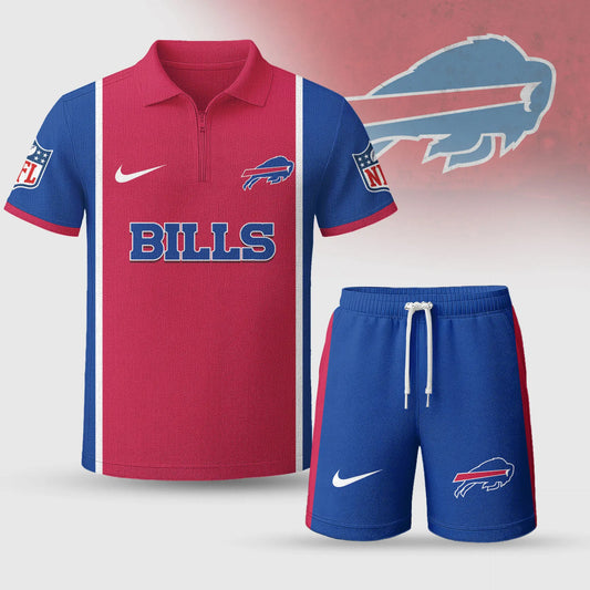 Buffalo Bills | Premium NFL Combo Polo And Shorts TD – HuddleStyle.com - Main