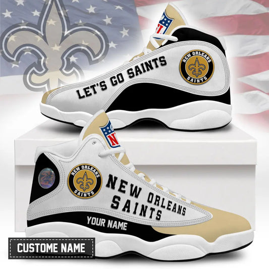 New Orleans Saints | Premium NFL Game Day Air Jordan 13 TD – HuddleStyle.com - Main