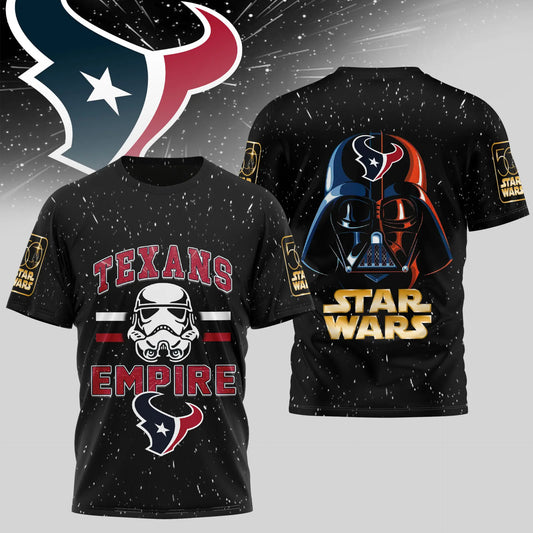 Houston Texans | Premium NFL x Star Wars 3D Shirt TD – HuddleStyle.com - Main