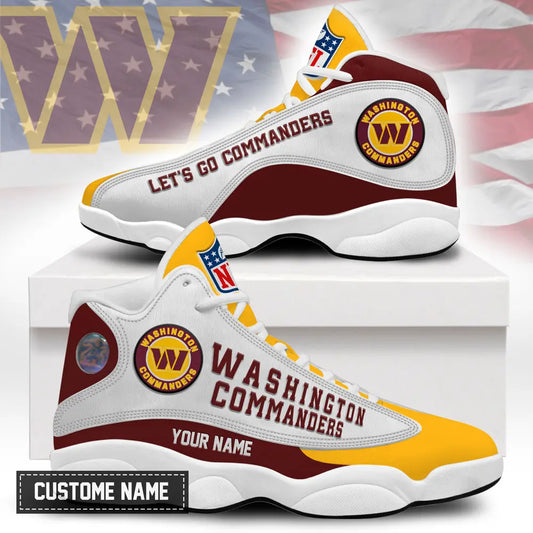Washington Commanders | Premium NFL Game Day Air Jordan 13 TD – HuddleStyle.com - Main