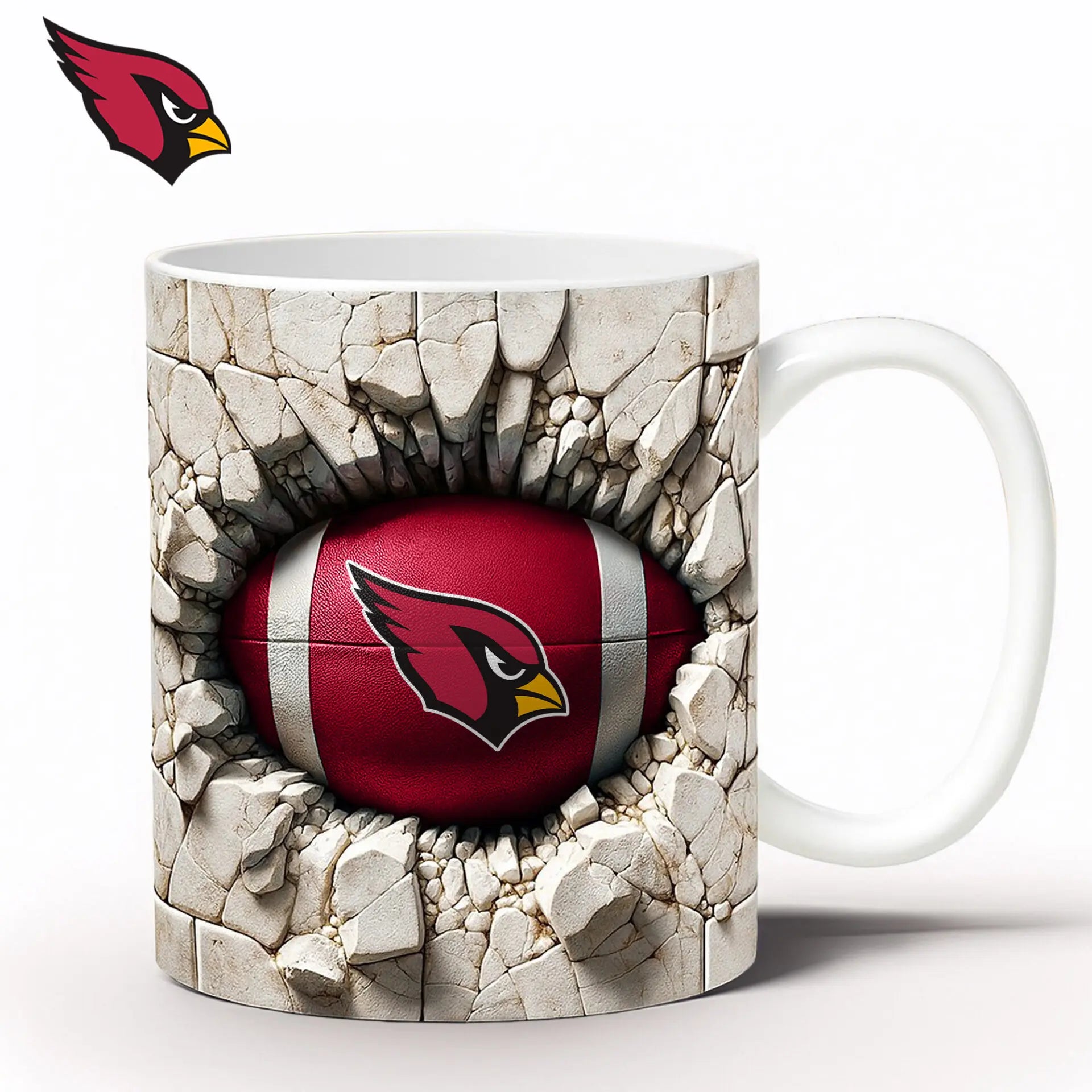 Arizona Cardinals | Premium NFL Ceramic Mug HI – HuddleStyle.com - Image 3