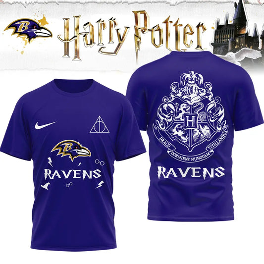 Baltimore Ravens | Premium NFL x Harry Potter 3D Shirt HI – HuddleStyle.com - Main