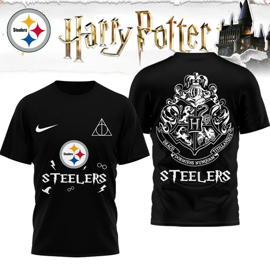 Pittsburgh Steelers | Premium NFL x Harry Potter 3D Shirt HI – HuddleStyle.com - Main