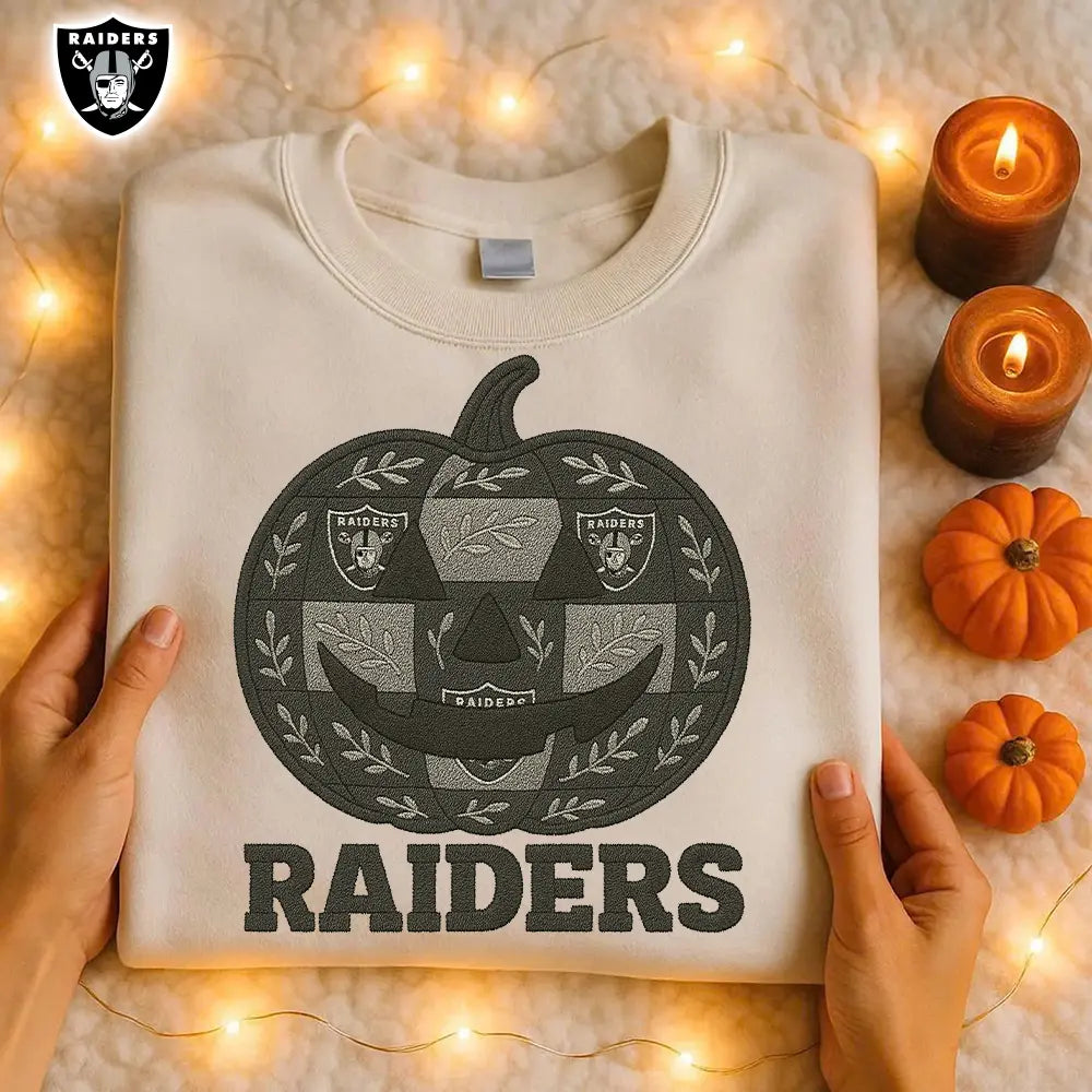Las Vegas Raiders | Premium NFL Pumpkin Shirt – HuddleStyle.com - Image 2