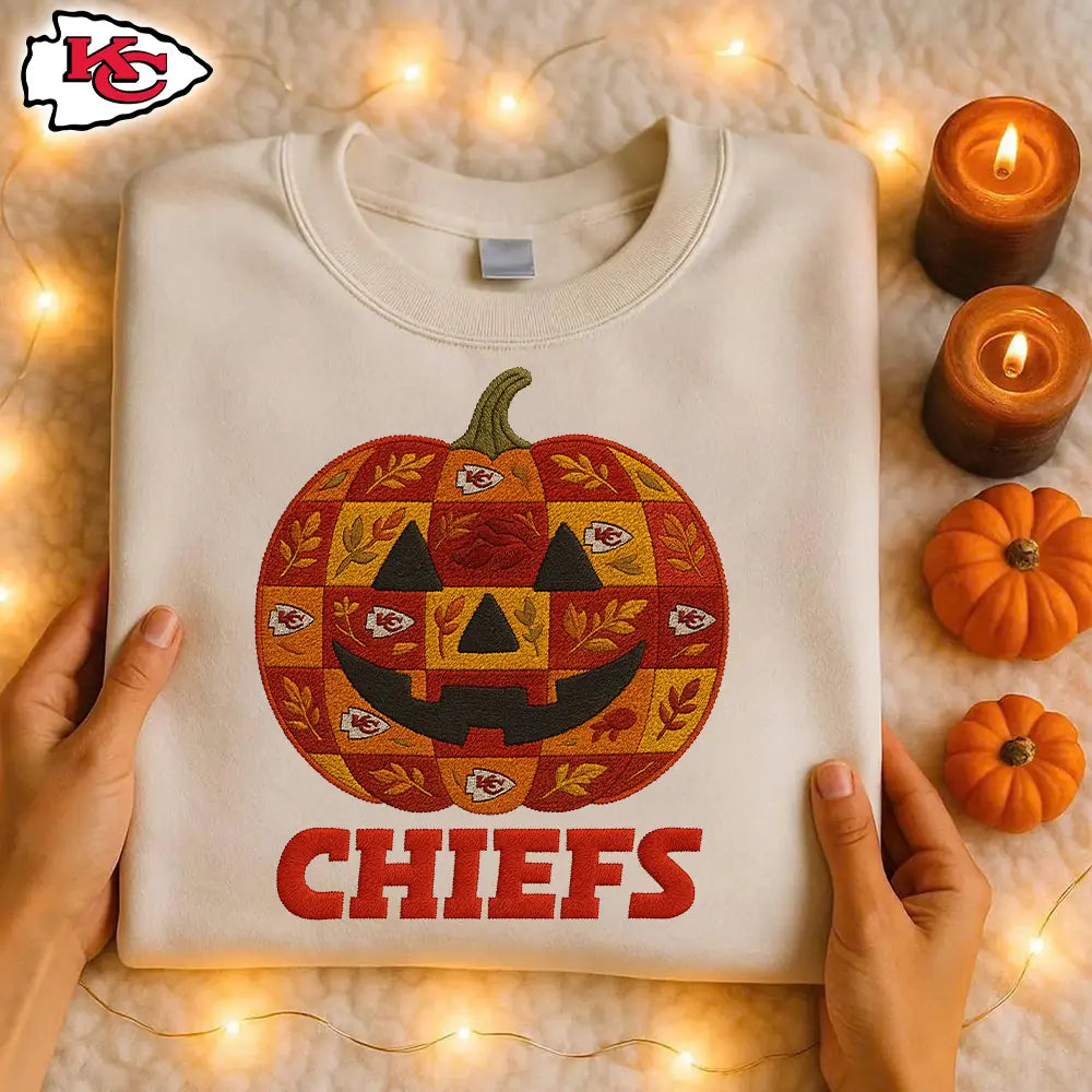 Kansas City Chiefs | Premium NFL Pumpkin Shirt – HuddleStyle.com - Image 4