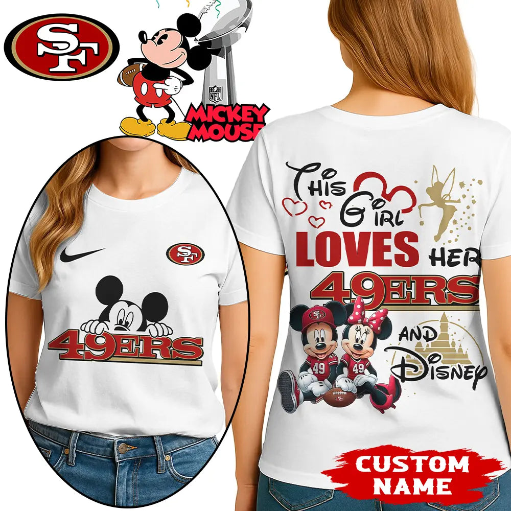 San Francisco 49ers | Premium NFL Mickey Shirt HI – HuddleStyle.com - Main