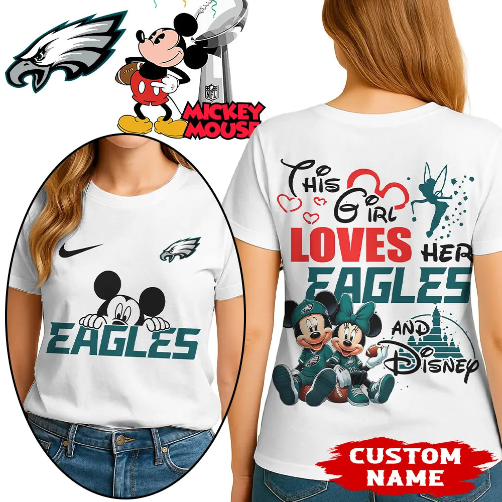 Philadelphia Eagles | Premium NFL Mickey Shirt HI – HuddleStyle.com - Image 3