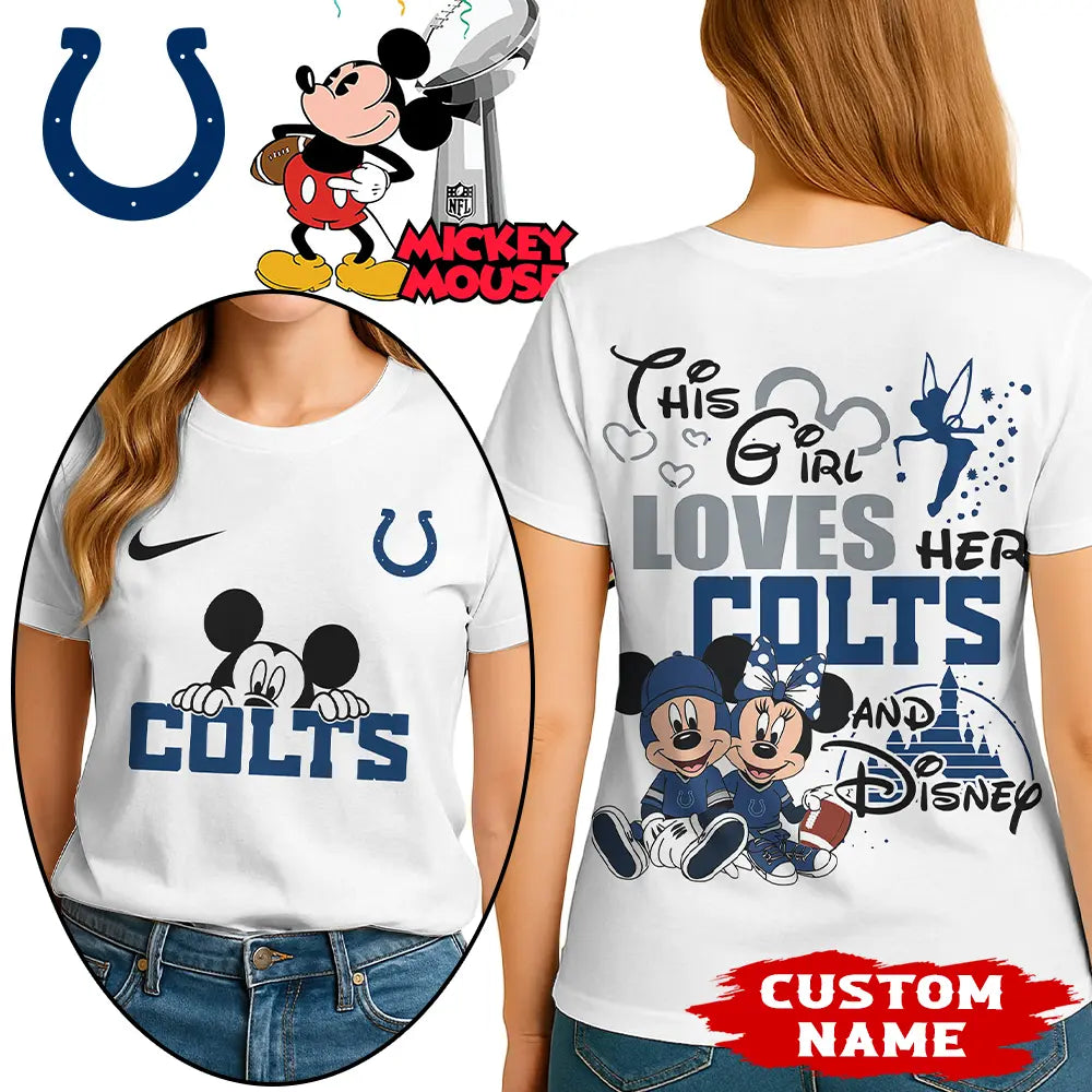 Indianapolis Colts | Premium NFL Mickey Shirt HI – HuddleStyle.com - Image 2
