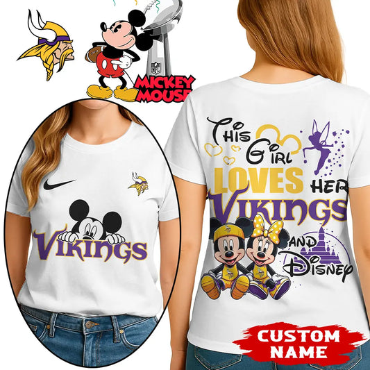 Minnesota Vikings | Premium NFL Mickey Shirt HI – HuddleStyle.com - Main
