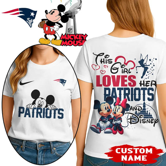 New England Patriots | Premium NFL Mickey Shirt HI – HuddleStyle.com - Main